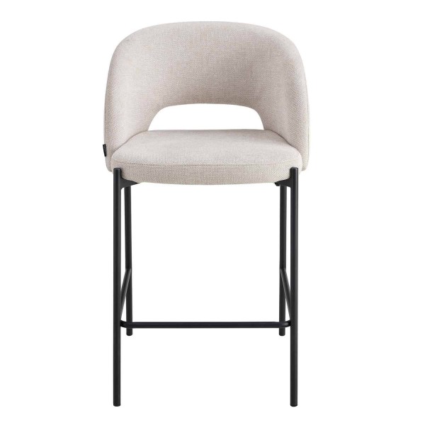 Taburete tapizado color arena | Venta de Muebles Online 2