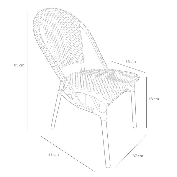 Silla de exterior Euphoria retro | Venta de Muebles Online 2