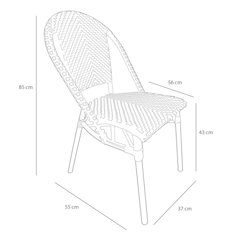 Silla de exterior Euphoria retro | Venta de Muebles Online