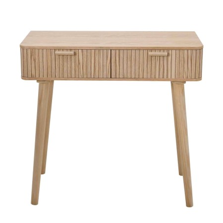 Mesa consola natural 2 cajones | Venta de Muebles Online