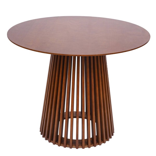 Mesa de Comedor redonda Tina Nogal | Venta de Muebles Online 2