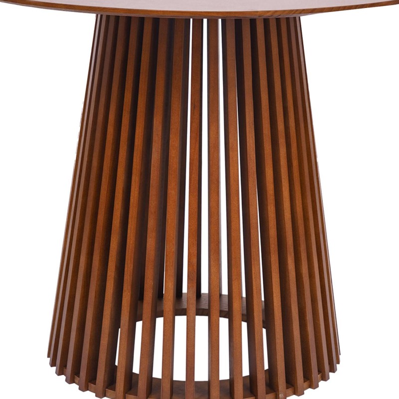 Mesa de Comedor redonda Tina Nogal | Venta de Muebles Online