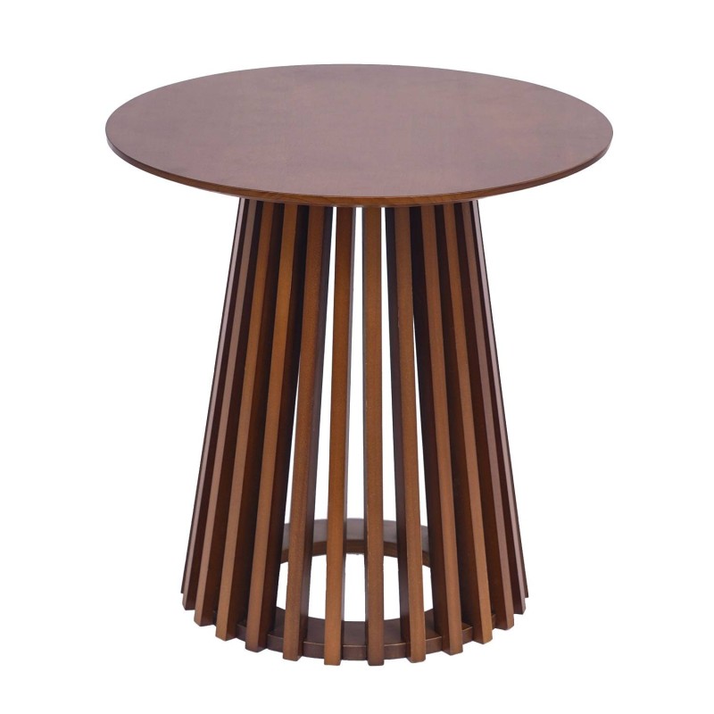 Mesa de Centro nogal Ø50 CM Tina | Venta de Muebles Online