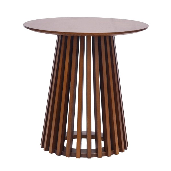 Mesa de Centro nogal Ø50 CM Tina | Venta de Muebles Online 2