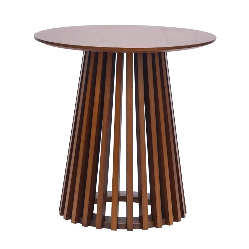 Mesa de Centro nogal Ø50 CM Tina | Venta de Muebles Online