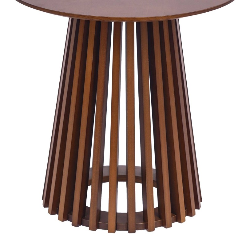 Mesa de Centro nogal Ø50 CM Tina | Venta de Muebles Online