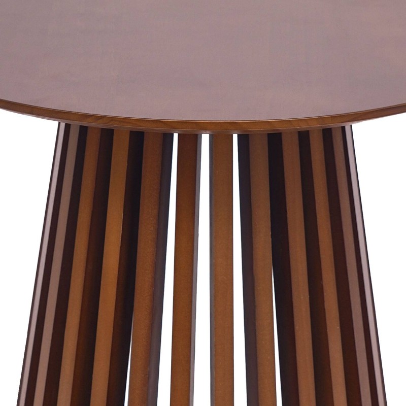 Mesa de Centro nogal Ø50 CM Tina | Venta de Muebles Online