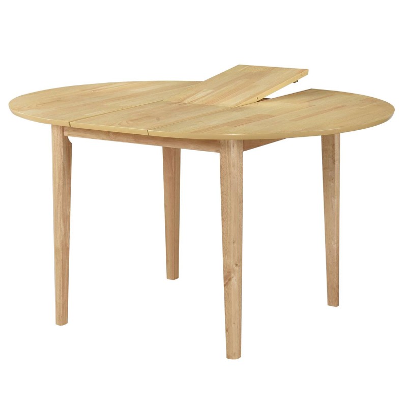Mesa redonda extensible Zira natural | Venta de Muebles Online