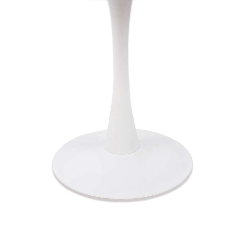 Mesa Ibiza redonda Ø90 CM mármol blanco | Venta de Muebles Online