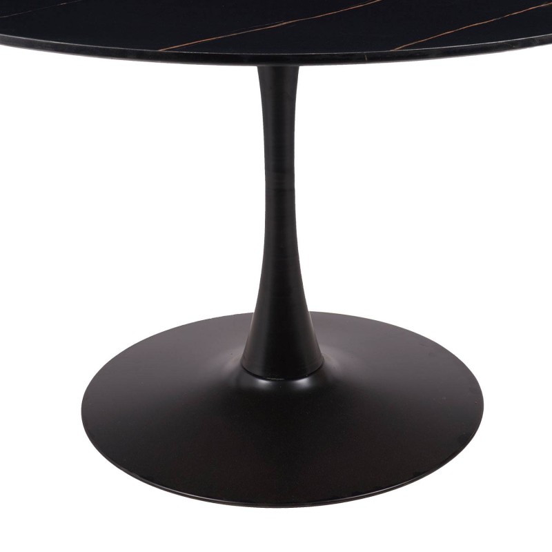 Mesa Ibiza redonda Ø120 CM mármol negro | Venta de Muebles Online