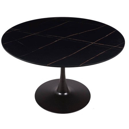 Mesa Ibiza redonda Ø120 CM mármol negro | Venta de Muebles Online