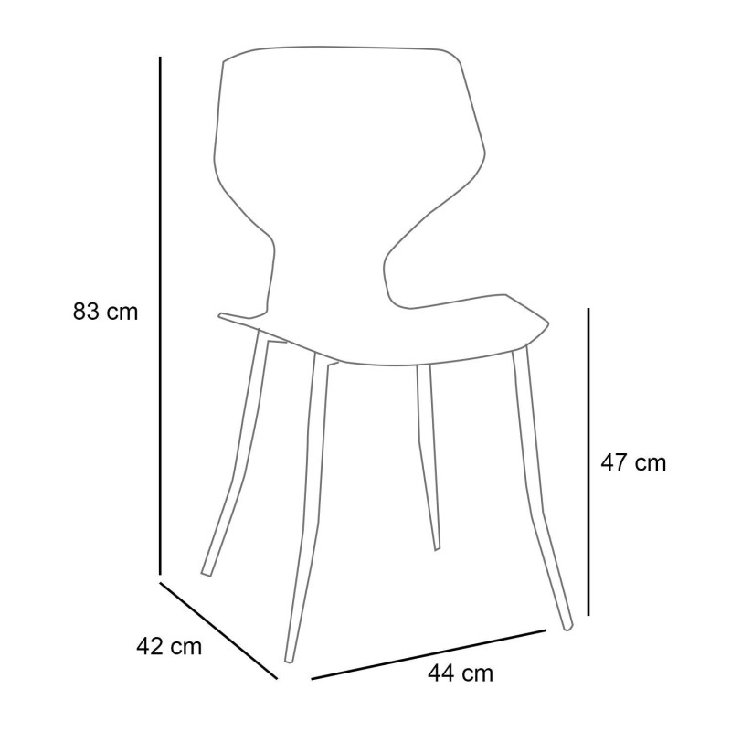 Silla nórdica Vora | Venta de Muebles Online