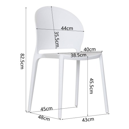 Silla apilable Wendy | Venta de Muebles Online