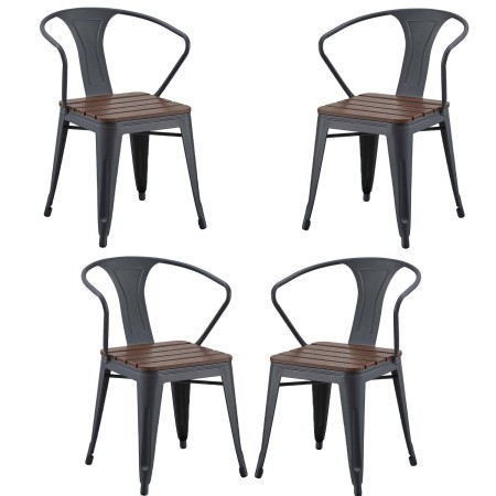 Pack 4 sillas Orleans industrial | Venta de Muebles Online