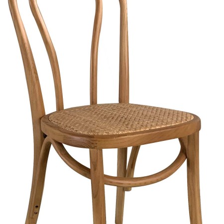 Pack 4 Sillas Folie Natural en madera y rattan | Venta de Muebles Online