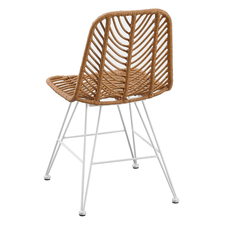 Silla Raffles Ratán pata blanca | Venta de Muebles Online