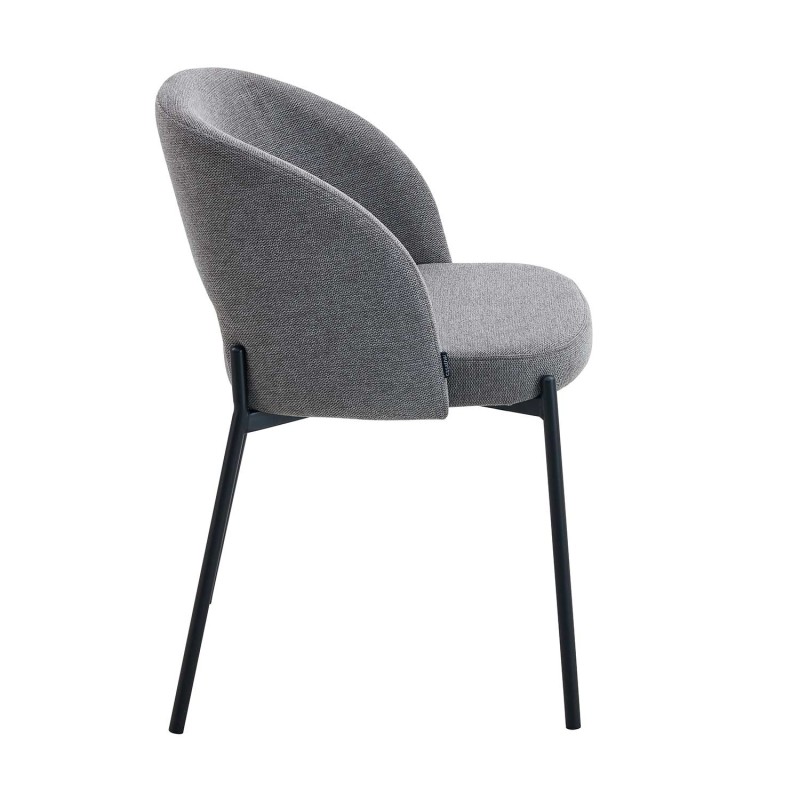 Silla tapizada color gris | Venta de Muebles Online