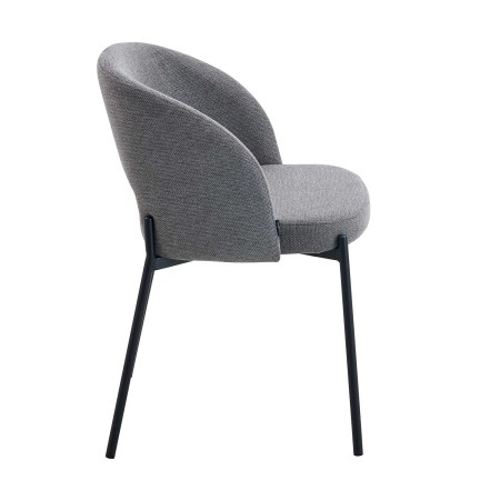 Silla tapizada color gris | Venta de Muebles Online