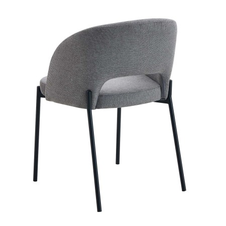 Silla tapizada color gris | Venta de Muebles Online
