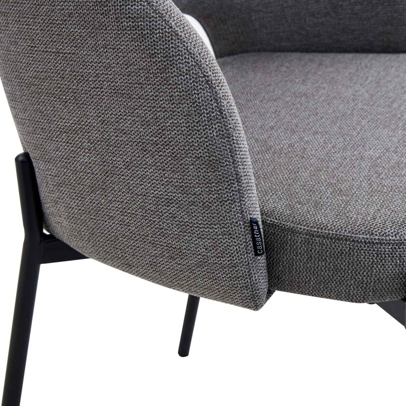 Silla tapizada color gris | Venta de Muebles Online