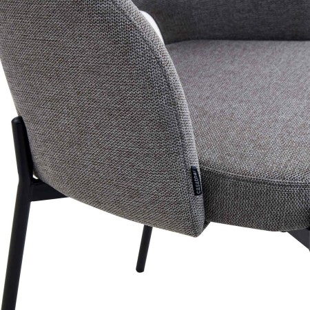 Silla tapizada color gris | Venta de Muebles Online
