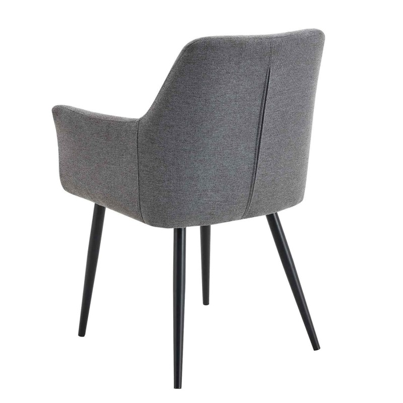 Sillón Zenith Gris asiento textil | Ukukhome