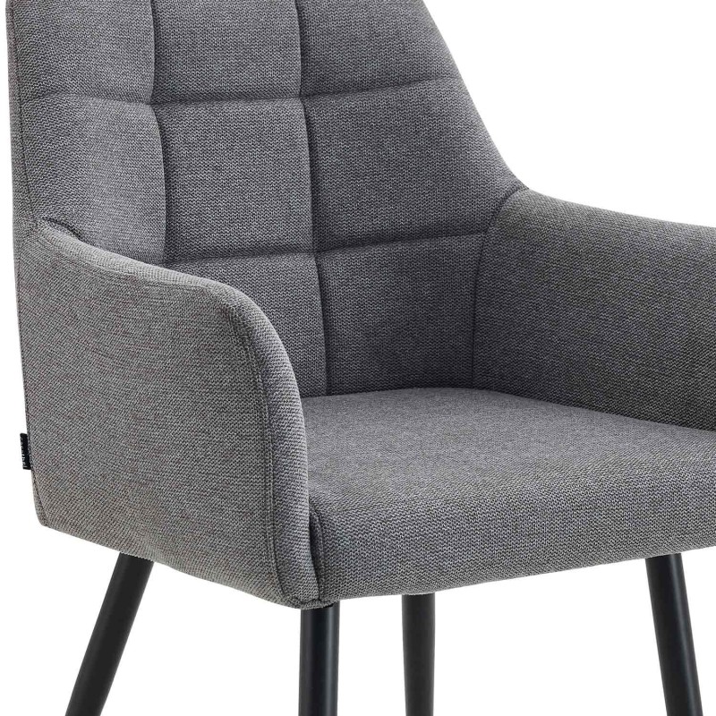 Sillón Zenith Gris asiento textil | Ukukhome