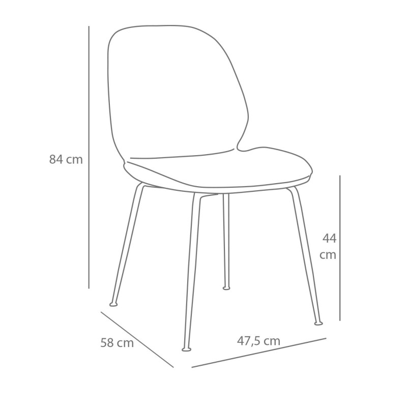 Silla Reedus Arena Textil - UKUKHOME.com: Diseño Moderno y Patas Negras