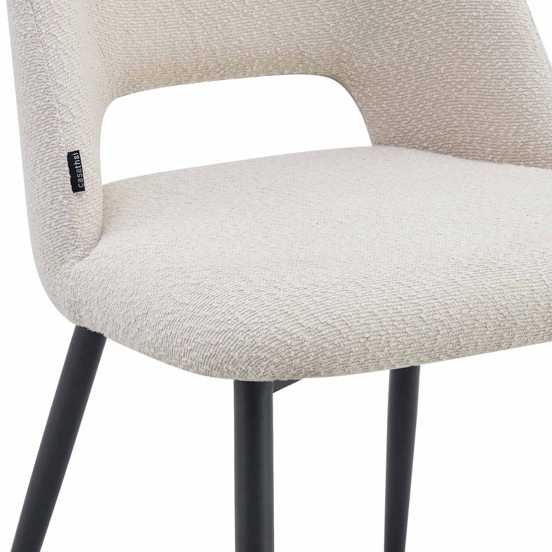 Silla Nanna Arena Black – Diseño moderno y confort - UKUKHOME.com