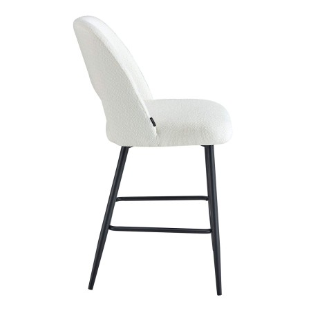 Taburete Nanna Black Blanco – Diseño moderno y confort  - UKUKHOME.com