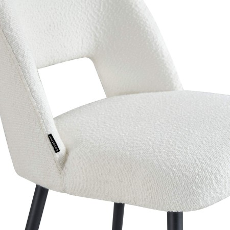 Taburete Nanna Black Blanco – Diseño moderno y confort  - UKUKHOME.com