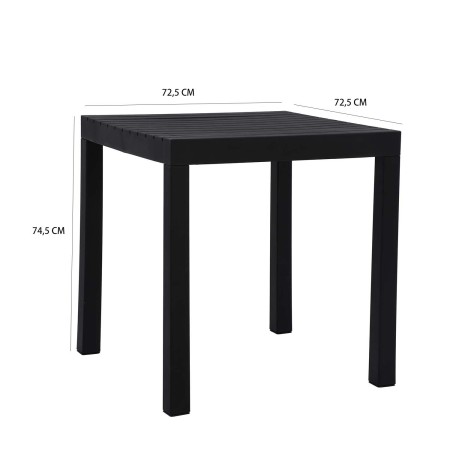Mesa de Jardín Negra Nagari - Diseño Moderno y Duradero - UKUKHOME.com