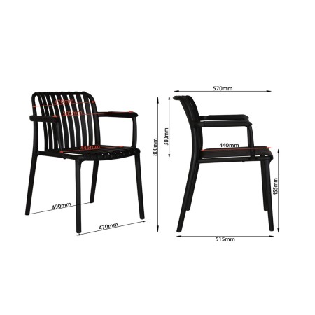 Silla Arena Maracay Reposabrazos - Estilo y Durabilidad - UKUKHOME.com