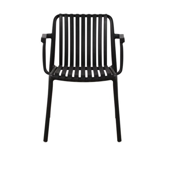 Silla Negra Maracay Reposabrazos - Estilo y Durabilidad - UKUKHOME.com 2