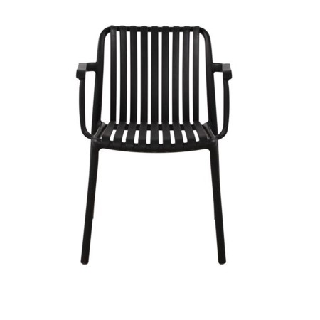 Silla Negra Maracay Reposabrazos - Estilo y Durabilidad - UKUKHOME.com