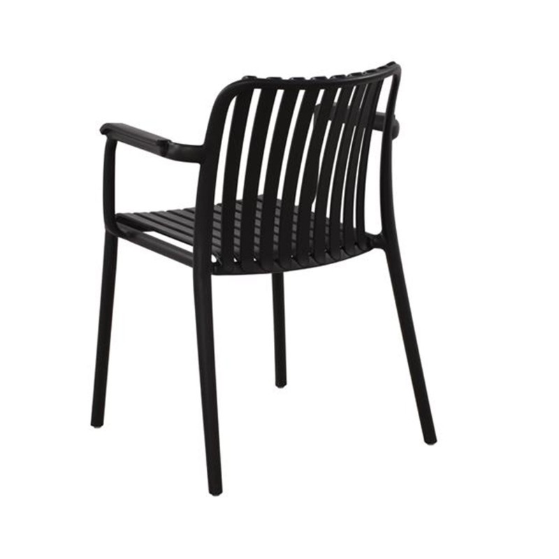 Silla Negra Maracay Reposabrazos - Estilo y Durabilidad - UKUKHOME.com