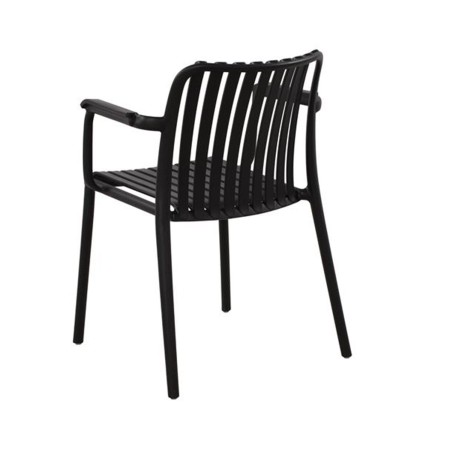 Silla Negra Maracay Reposabrazos - Estilo y Durabilidad - UKUKHOME.com