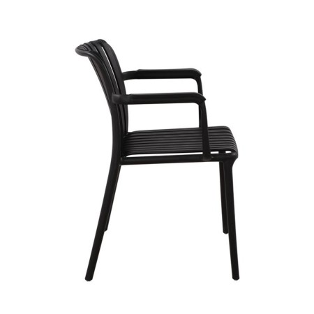 Silla Negra Maracay Reposabrazos - Estilo y Durabilidad - UKUKHOME.com