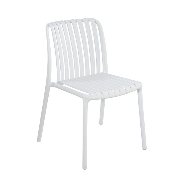 Silla Moderna Blanca para Exterior e Interior | Diseño y Comodidad
