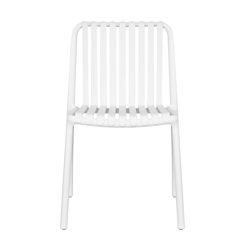 Silla Moderna Blanca para Exterior e Interior | Diseño y Comodidad
