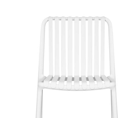 Silla Moderna Blanca para Exterior e Interior | Diseño y Comodidad