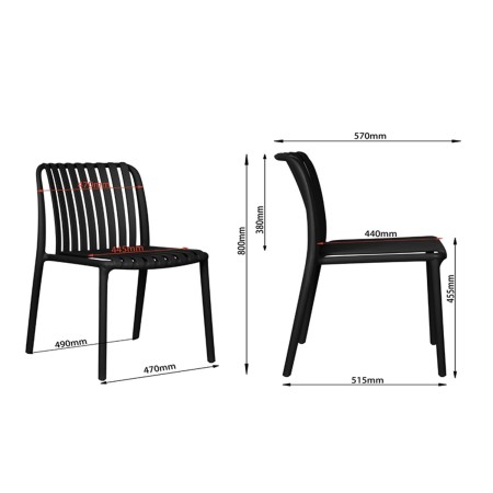 Silla Moderna Blanca para Exterior e Interior | Diseño y Comodidad