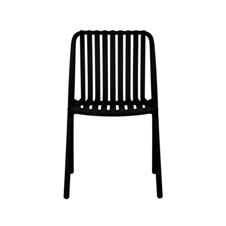 Silla Moderna Negra para Exterior e Interior | Diseño y Comodidad