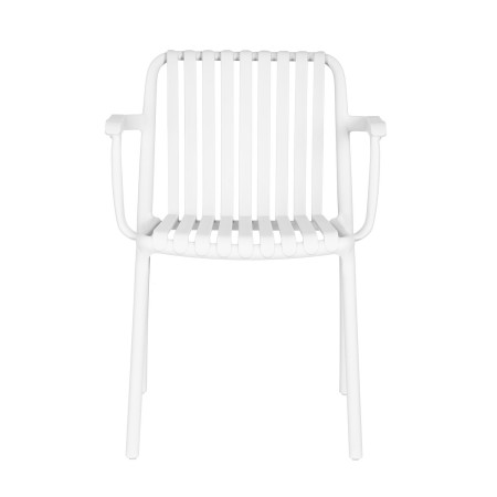 Silla Blanca Maracay Reposabrazos - Estilo y Durabilidad  UKUKHOME.com