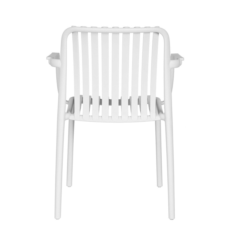 Silla Blanca Maracay Reposabrazos - Estilo y Durabilidad  UKUKHOME.com