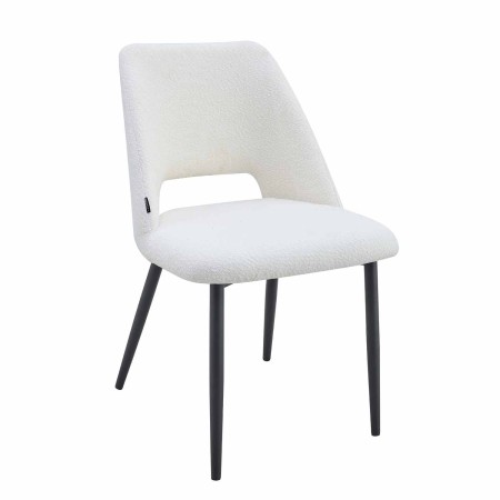 Silla Nanna blanca Black – Diseño moderno y confort - UKUKHOME.com