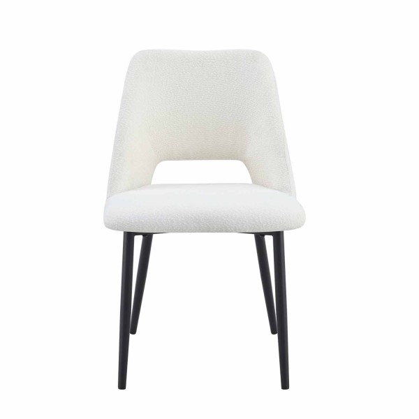Silla Nanna blanca Black – Diseño moderno y confort - UKUKHOME.com 2