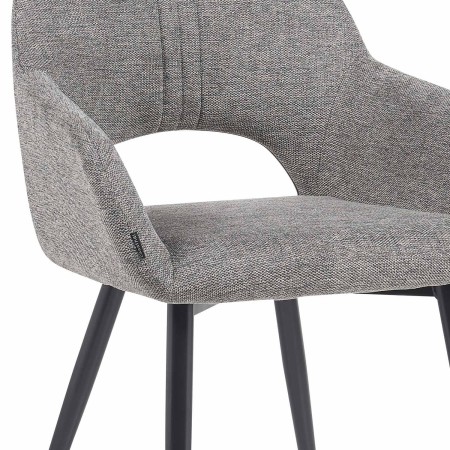 Silla Altair Gris - Diseño Moderno - Patas Negras - UKUKHOME.com