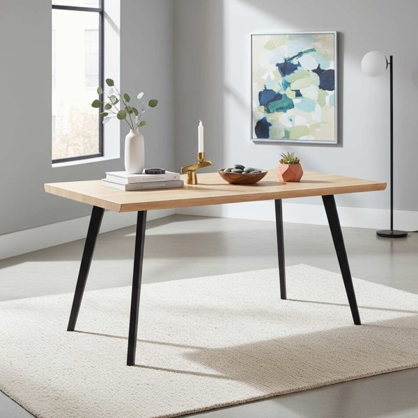 Mesa de comedor rectangular Terra madera | Ukukhome 2