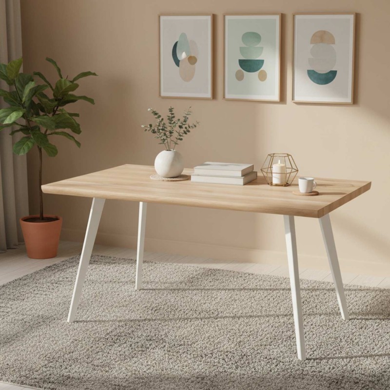 Mesa de comedor rectangular Terra madera | Ukukhome
